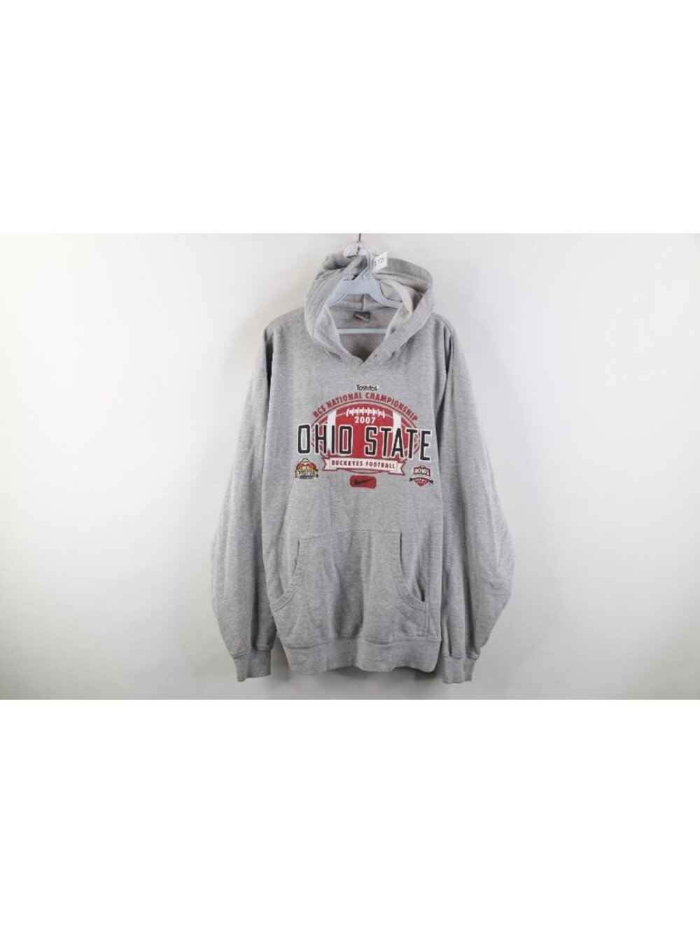 Nike Mens L Travis Scott Center Swoosh National Championship Ohio State Hoodie